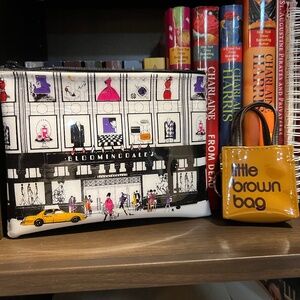 Bloomingdale’s makeup case and keychain